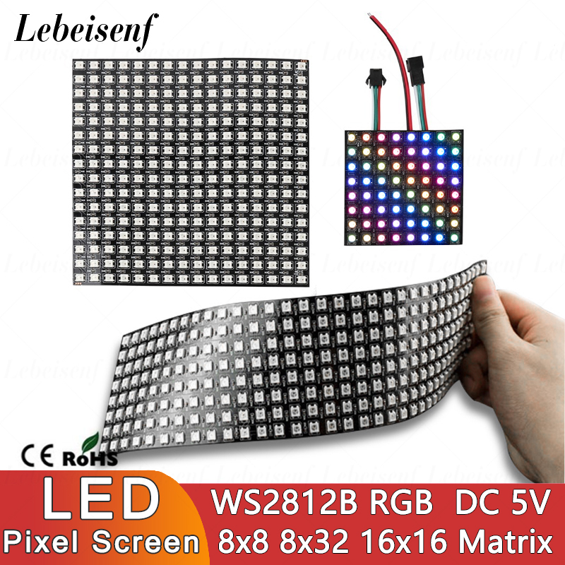 Pixel Art Led Panel - LED Dijital Piksel Ekran WS2812B SMD