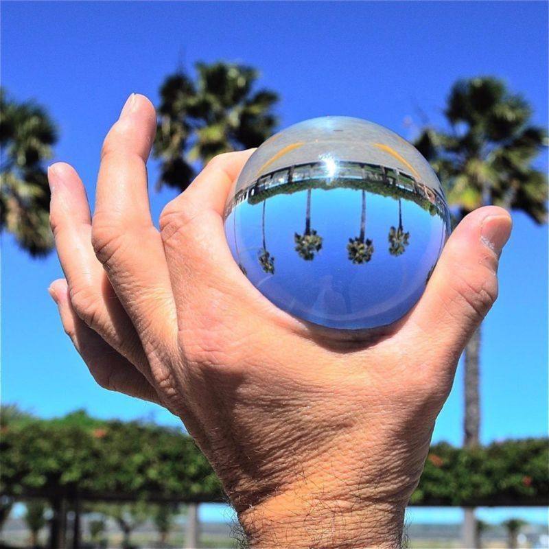 Lens Ball Crystal - 3Cm Kristal Küre Fotoğraf Prop Katı