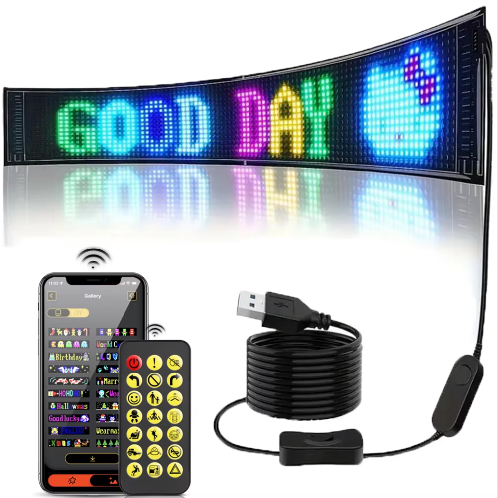Pixel Art Led Panel - 16x96 LED'li Matris Piksel Panel, Kayan