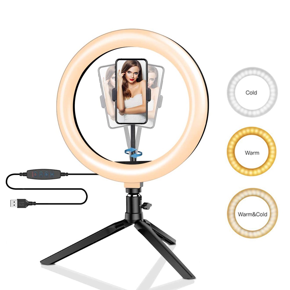Photography Umbrella Lighting Kit - 26 cm 10 inç Led Halka