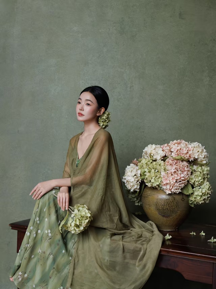 Photography Zen - 2026 Yeni Yeşil Sanat Fotoğrafçılığı Kostüm