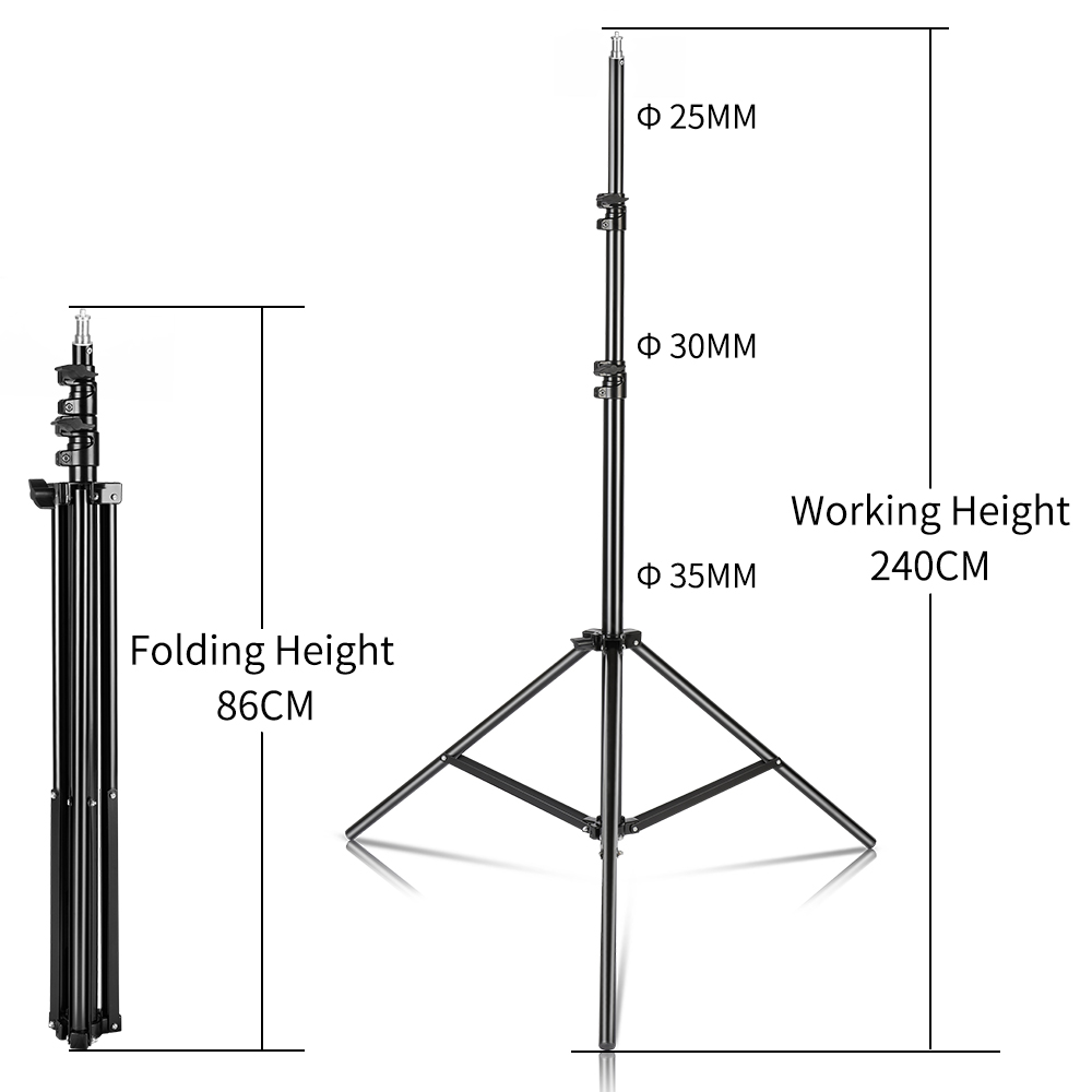 240CM/7.9FT 1/4 Vidalı Fotoğra - Photography Umbrella Lighting Kit incelemesi ve fiyatı