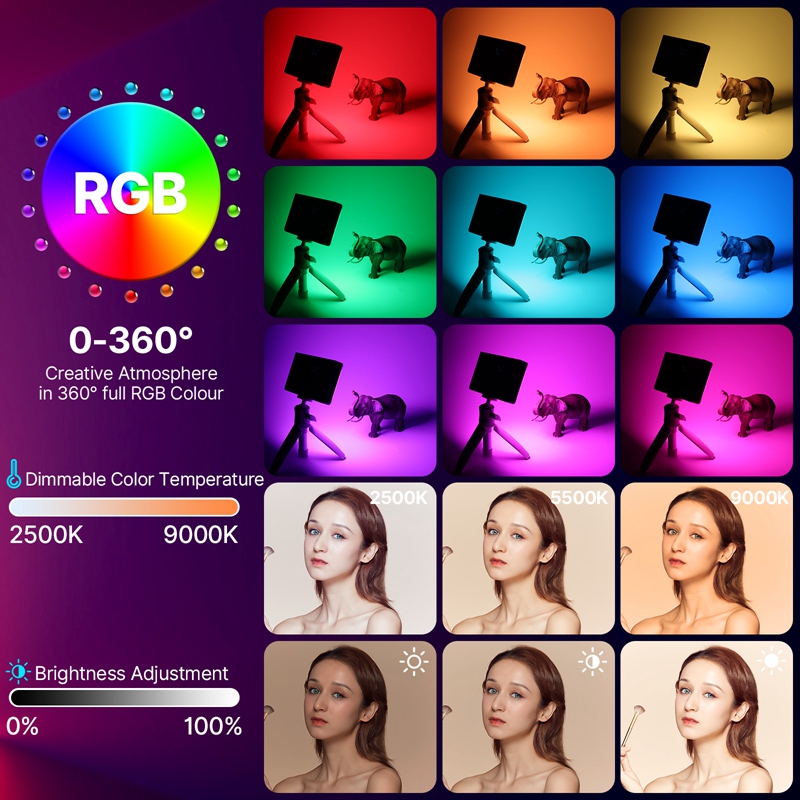 Ulanzi LT002 7 inç cep LED Vid - Pixel Art Led Panel incelemesi ve fiyatı