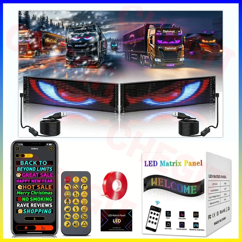 Led Ekran Kamyon Göz Araba Bur - Pixel Art Led Panel incelemesi ve fiyatı