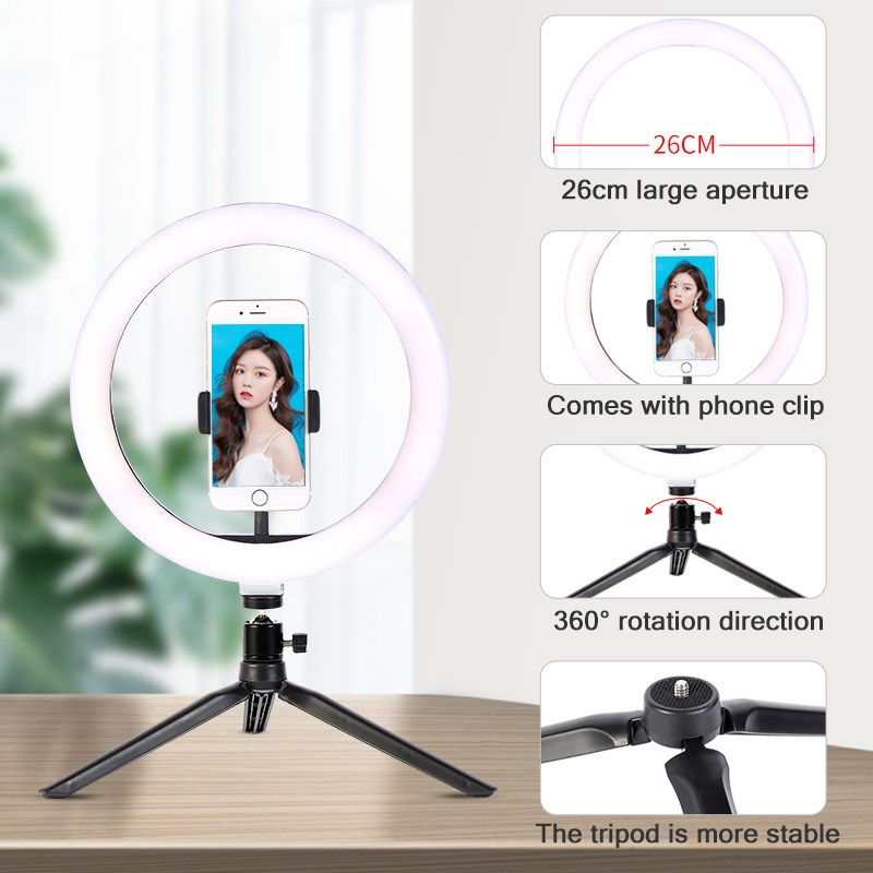 26 cm 10 inç Led Halka Selfie  - Photography Umbrella Lighting Kit incelemesi ve fiyatı