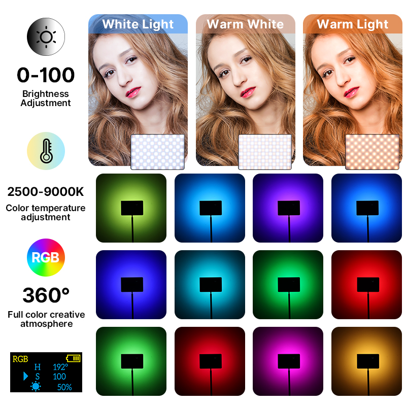 Ulanzi LT003 15W RGB Video işı - Pixel Art Led Panel incelemesi ve fiyatı