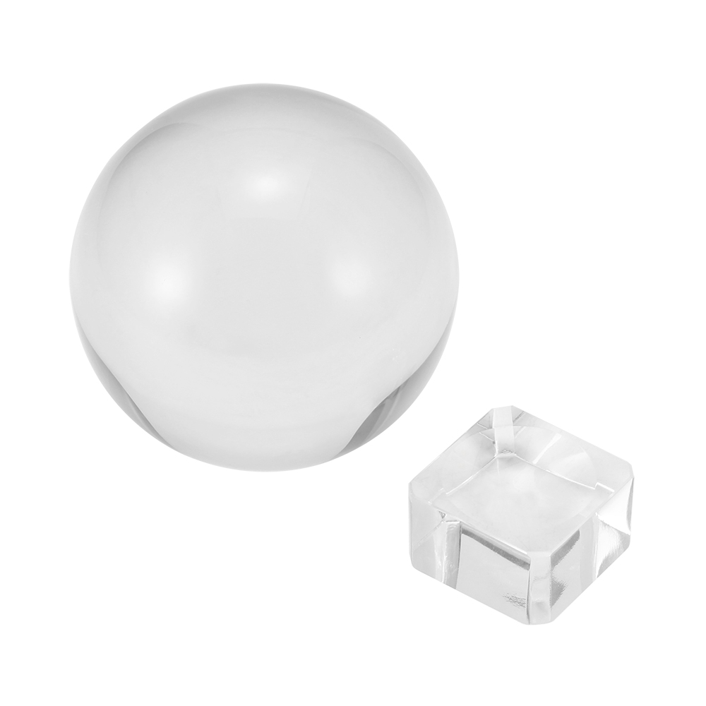 30mm-100mm K9 temizle avize Le - Lens Ball Crystal incelemesi ve fiyatı