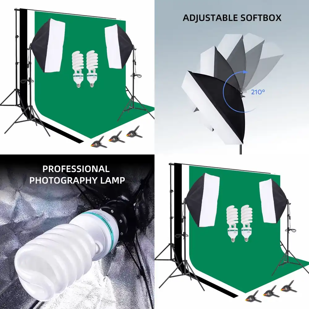 1 Fotoğraf Stüdyosu Ekipmanı 2 - Photography Umbrella Lighting Kit incelemesi ve fiyatı